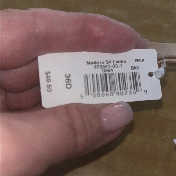 GapBody Tshirt multi wear strapped Tan Underwire Bra NWT 36D - Picture 11 of 11